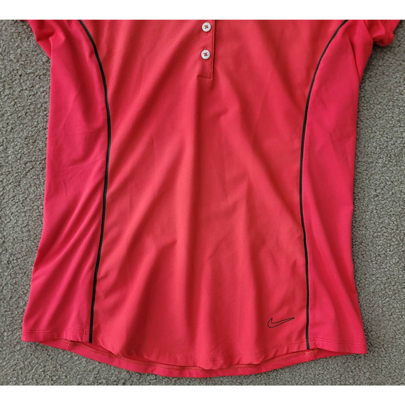 Nike Women's Short Sleeve Polo - Pink - Picture 3 of 9